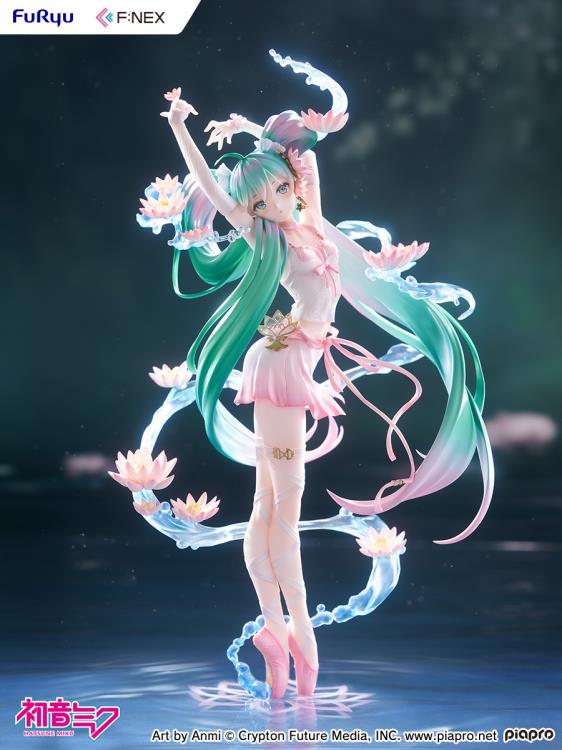 Vocaloid F:Nex Hatsune Miku (Water Lily Ver.) 1/7 Scale Figure Gallery Image 3