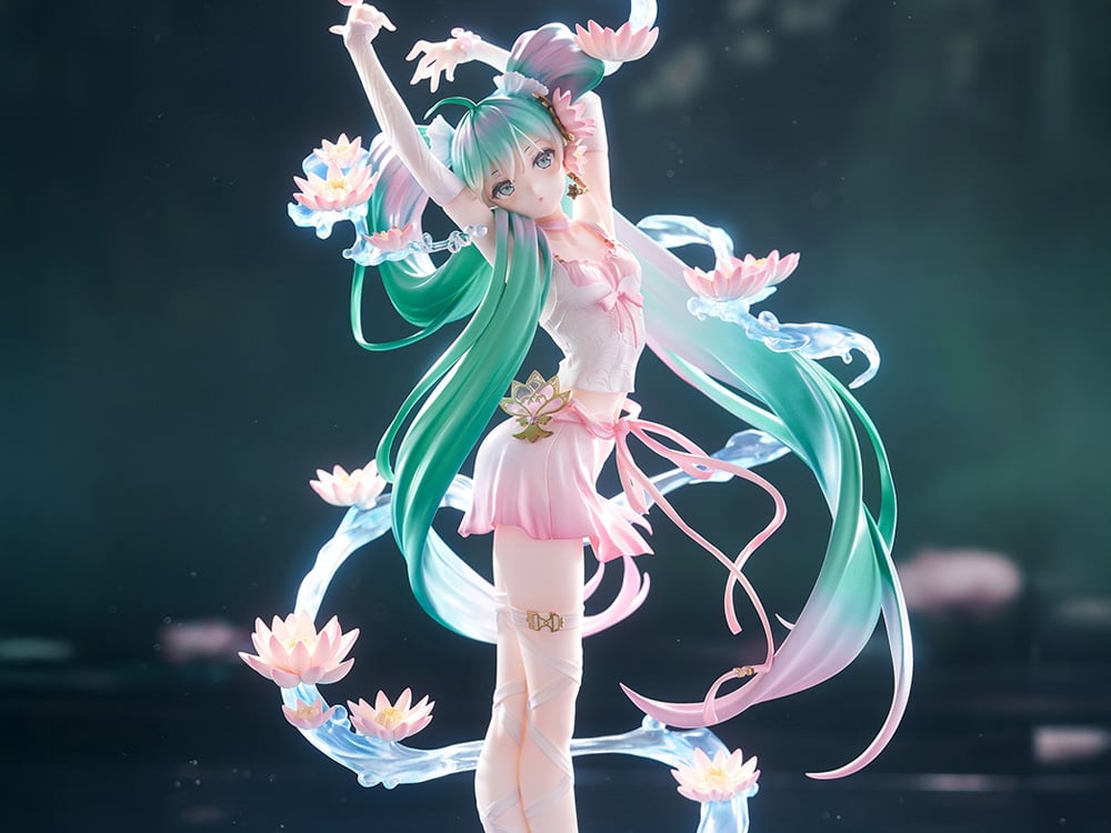 Vocaloid F:Nex Hatsune Miku (Water Lily Ver.) 1/7 Scale Figure Gallery Image 1