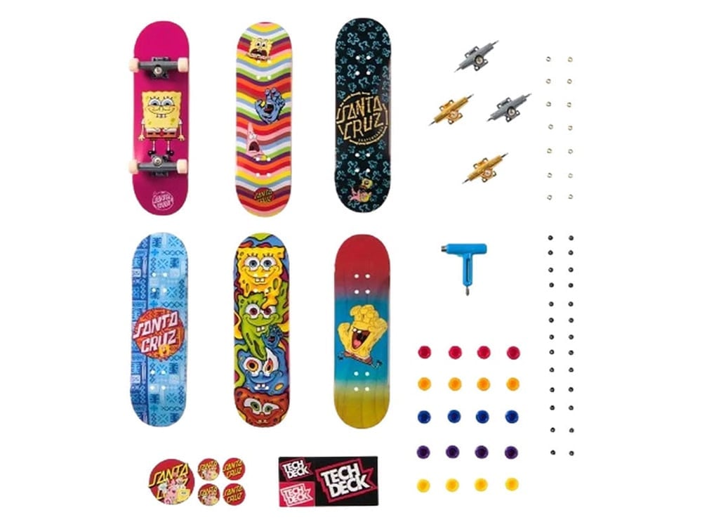 SpongeBob SquarePants Tech Deck Sk8shop Bonus Pack Fingerboard Set Gallery Image 1