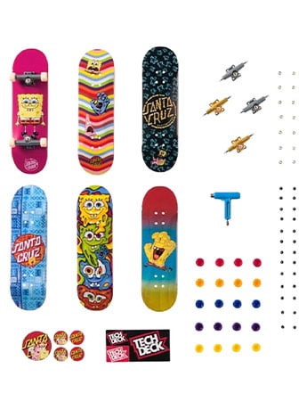 SpongeBob SquarePants Tech Deck Sk8shop Bonus Pack Fingerboard Set Gallery Image 2