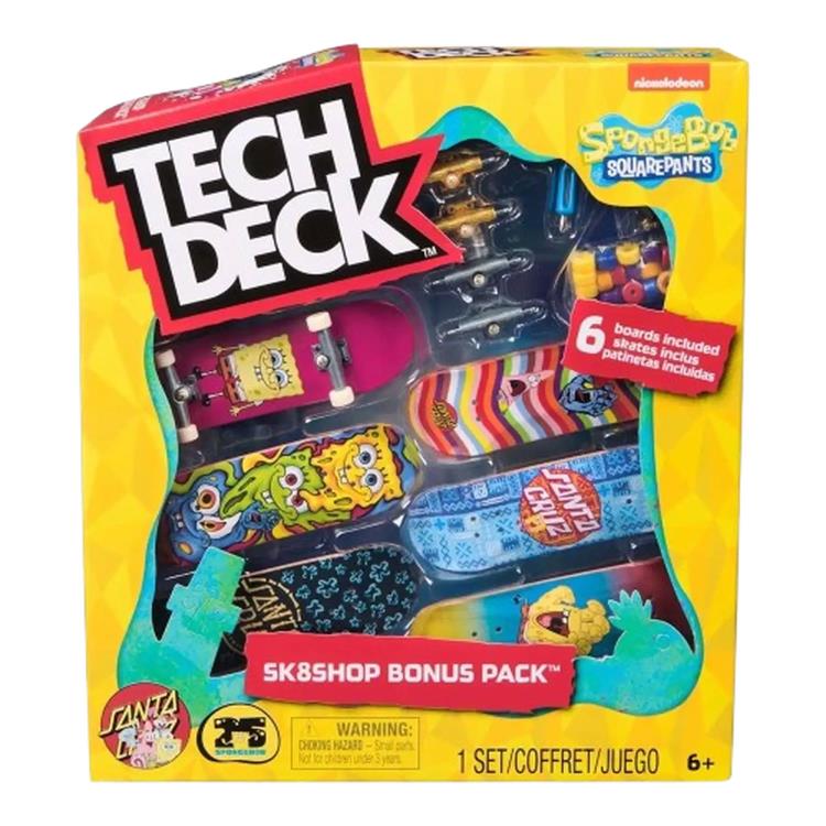 SpongeBob SquarePants Tech Deck Sk8shop Bonus Pack Fingerboard Set Gallery Image 4