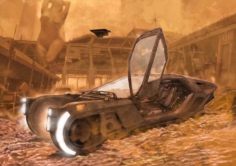 Blade Runner 2049 K's Spinner 1/32 Scale Model Kit Gallery Image 9