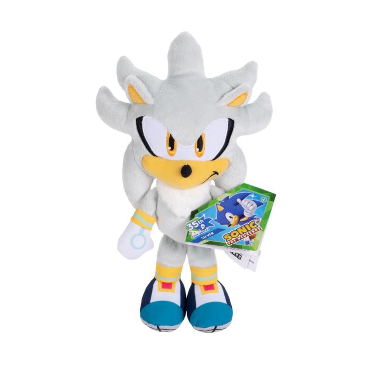 Sonic the Hedgehog Modern Silver the Hedgehog 9" Plush Gallery Image 3