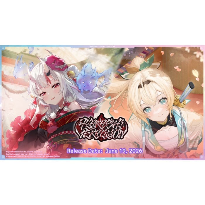 Hololive Official Card Game Ayakashi Vermilion Box of 12 Booster Packs Gallery Image 3