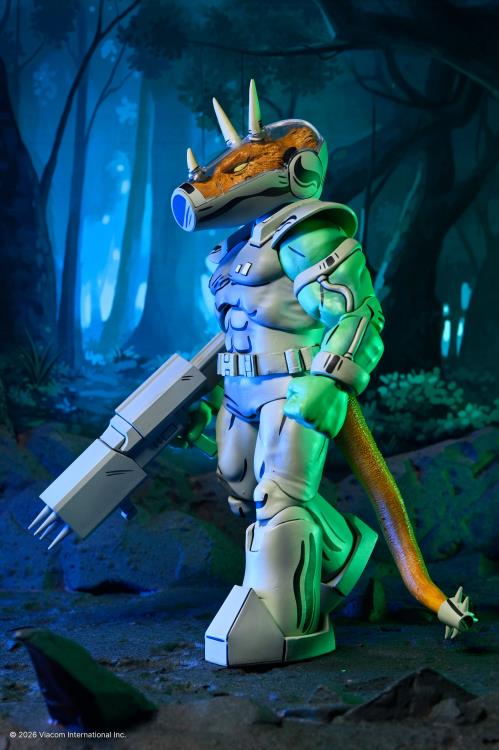 Teenage Mutant Ninja Turtles Shock Commando Triceraton (Mirage Comics) Action Figure Gallery Image 5