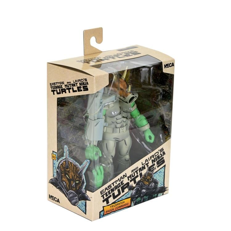 Teenage Mutant Ninja Turtles Shock Commando Triceraton (Mirage Comics) Action Figure Gallery Image 16