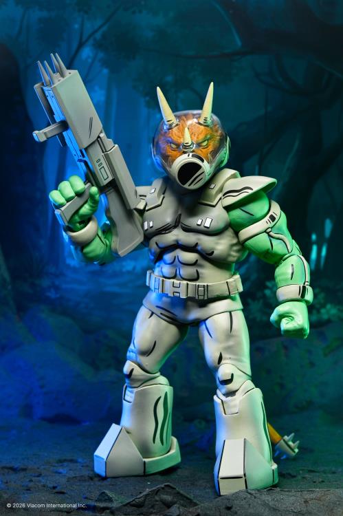 Teenage Mutant Ninja Turtles Shock Commando Triceraton (Mirage Comics) Action Figure Gallery Image 3