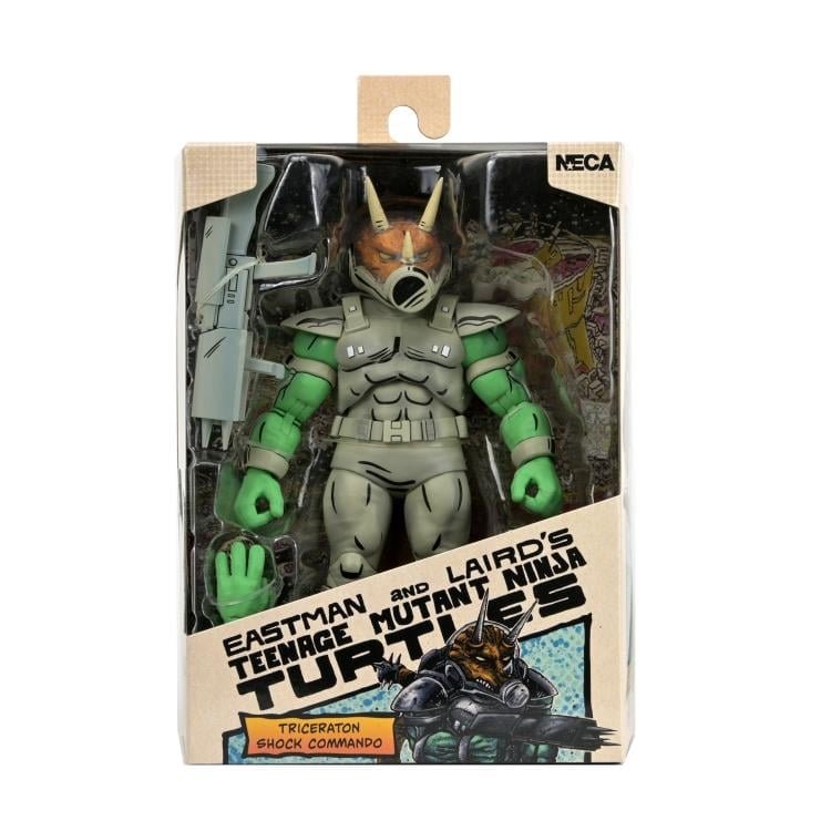 Teenage Mutant Ninja Turtles Shock Commando Triceraton (Mirage Comics) Action Figure Gallery Image 15