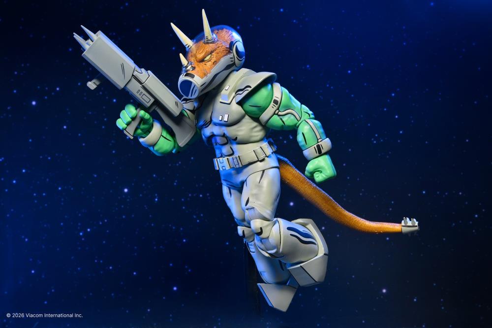 Teenage Mutant Ninja Turtles Shock Commando Triceraton (Mirage Comics) Action Figure Gallery Image 11
