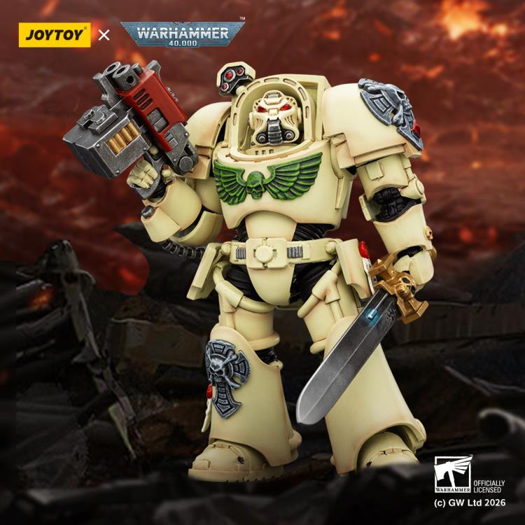 Warhammer 40,000 Dark Angels Deathwing Terminator (Ver. 1) with Power Sword and Storm Bolter 1/18 Scale Action Figure Gallery Image 3