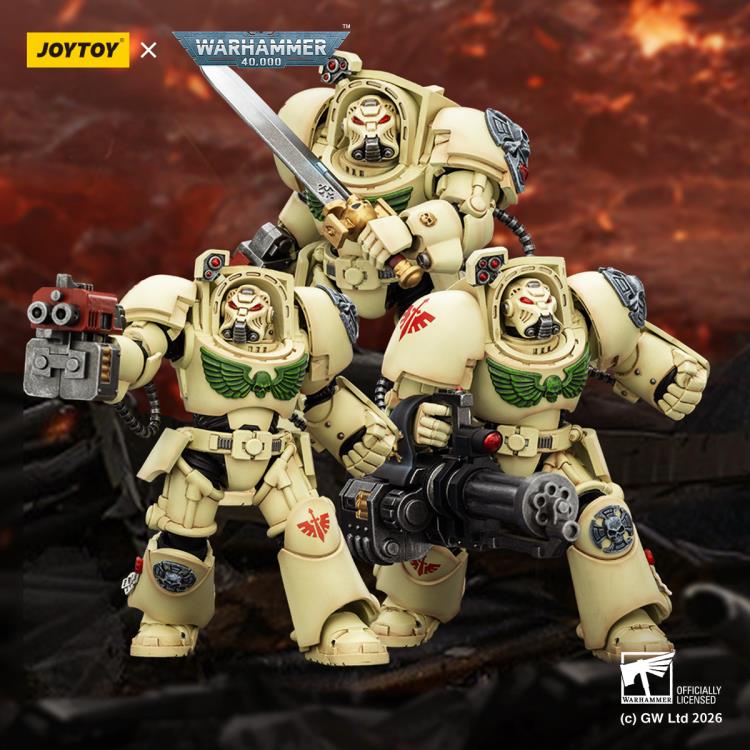 Warhammer 40,000 Dark Angels Deathwing Terminator (Ver. 1) with Power Sword and Storm Bolter 1/18 Scale Action Figure Gallery Image 14