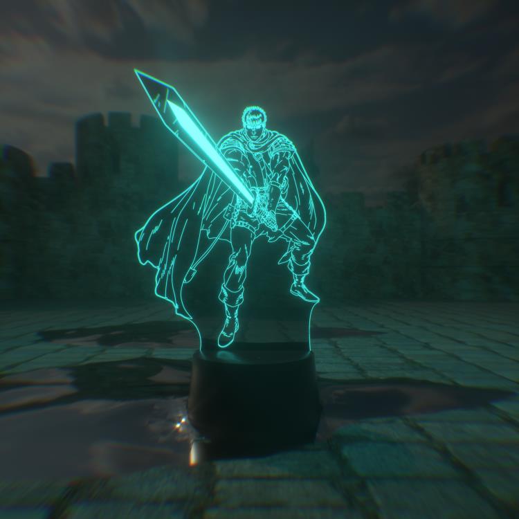 Berserk Guts Otaku Lamp Gallery Image 7