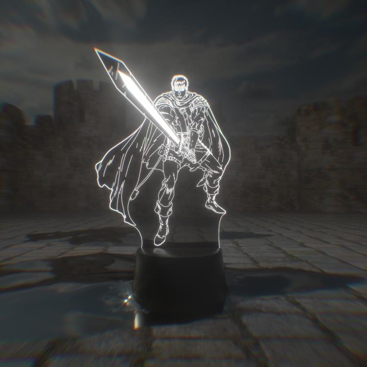 Berserk Guts Otaku Lamp Gallery Image 11