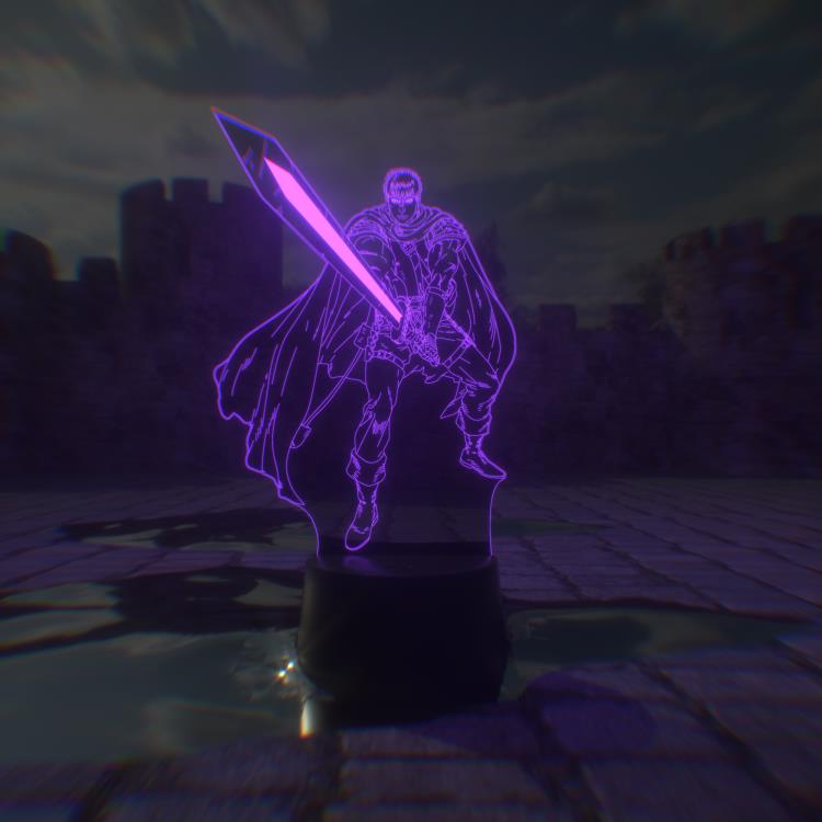 Berserk Guts Otaku Lamp Gallery Image 9