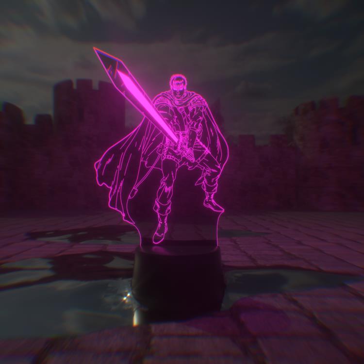 Berserk Guts Otaku Lamp Gallery Image 10