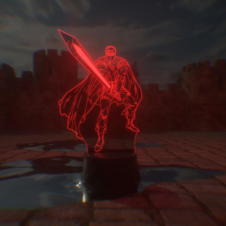 Berserk Guts Otaku Lamp Gallery Image 3