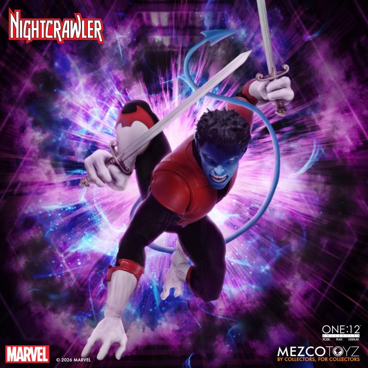 Marvel Comics One:12 Collective Nightcrawler Action Figure Gallery Image 11