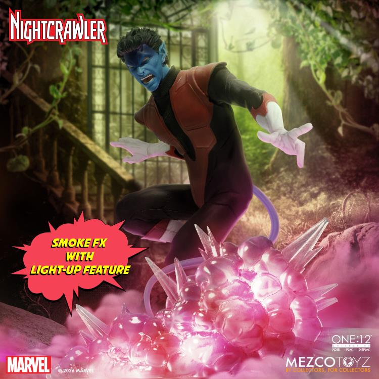 Marvel Comics One:12 Collective Nightcrawler Action Figure Gallery Image 4