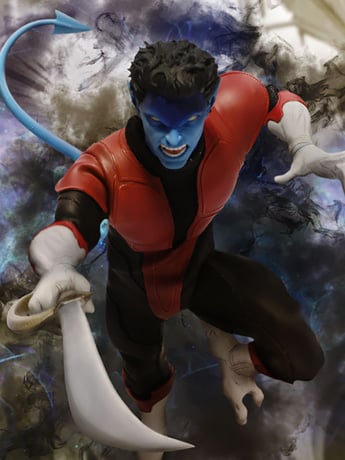 Marvel Comics One:12 Collective Nightcrawler Action Figure Gallery Image 2