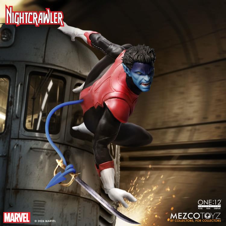 Marvel Comics One:12 Collective Nightcrawler Action Figure Gallery Image 5