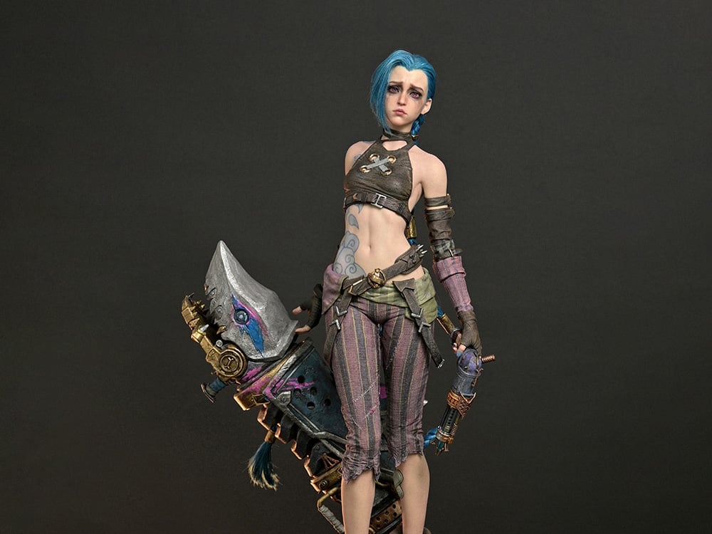 Arcane: League of Legends Jinx 1/3 Scale Statue Gallery Image 1