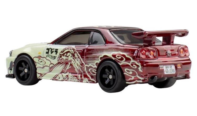 Godzilla Hot Wheels Premium Pop Culture Nissan Skyline GT-R (BNR34) Gallery Image 4