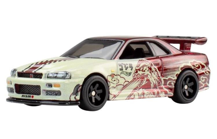 Godzilla Hot Wheels Premium Pop Culture Nissan Skyline GT-R (BNR34) Gallery Image 3