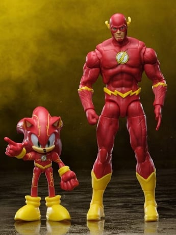 DC Comics x Sonic the Hedgehog Sonic & The Flash Action Figure Two