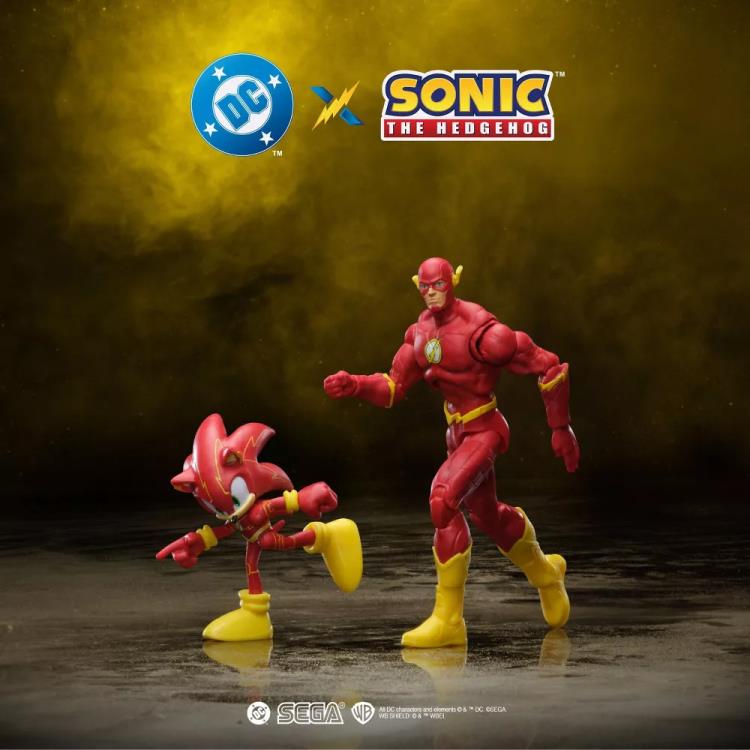 DC Comics x Sonic the Hedgehog Sonic & The Flash Action Figure Two-Pack Gallery Image 4