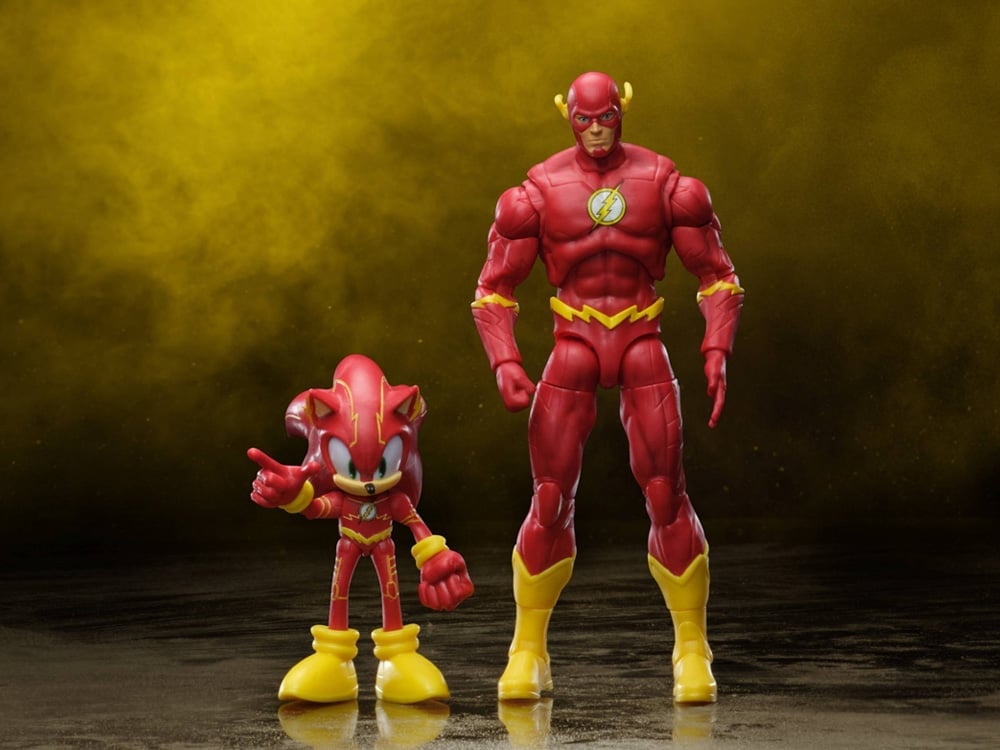 DC Comics x Sonic the Hedgehog Sonic & The Flash Action Figure Two