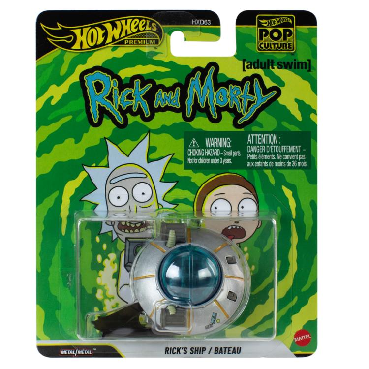 Rick and Morty Hot Wheels Premium Pop Culture Rick's Ship Gallery Image 8
