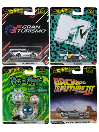 Hot Wheels Premium Pop Culture 2026 Mix 2 Set of 4 Models Hot Wheels Premium Pop Culture 2026 Mix 2 Set of 4 Models