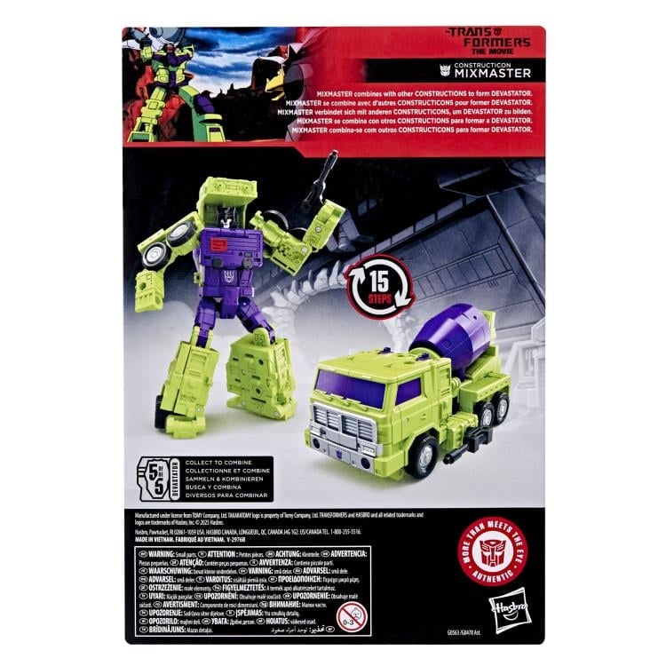 The Transformers: The Movie Studio Series Constructicons Set of 6 Combiner Figures Gallery Image 33