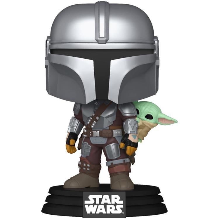 Star Wars: Mandalorian & Grogu Pop! #818 The Mandalorian with Grogu