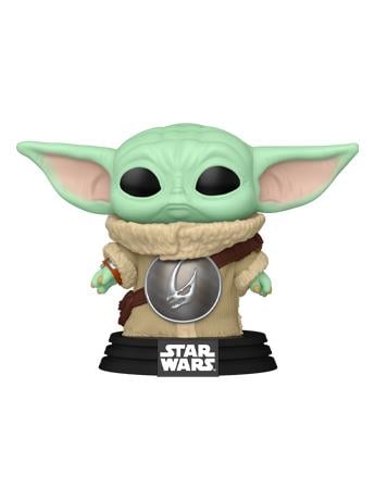 Star Wars: Mandalorian & Grogu Pop! #819 Grogu with Crest Gallery Image 2