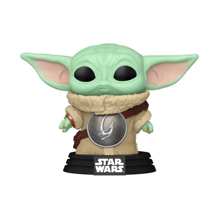 Star Wars: Mandalorian & Grogu Pop! #819 Grogu with Crest Gallery Image 3