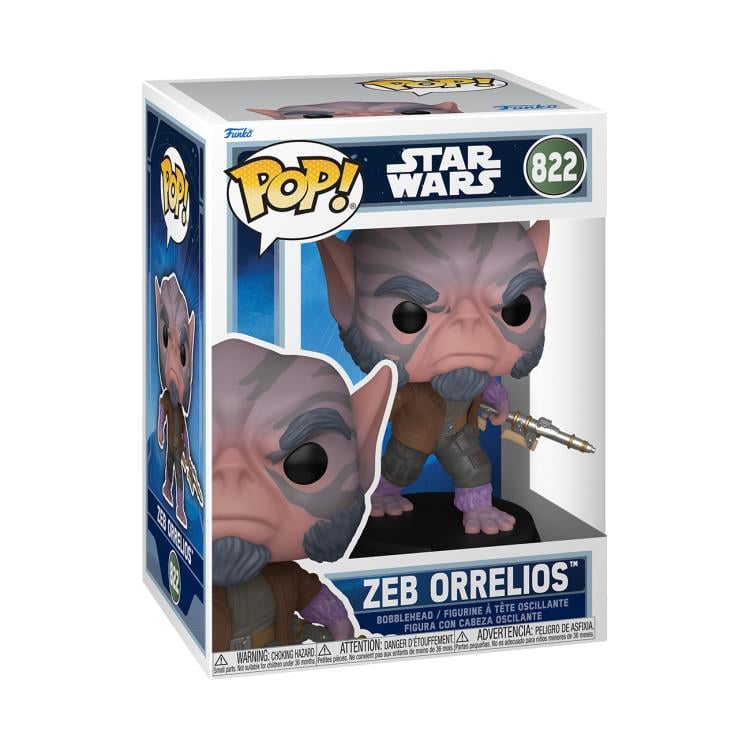 Star Wars: Mandalorian & Grogu Pop! #822 Zeb Orrelios