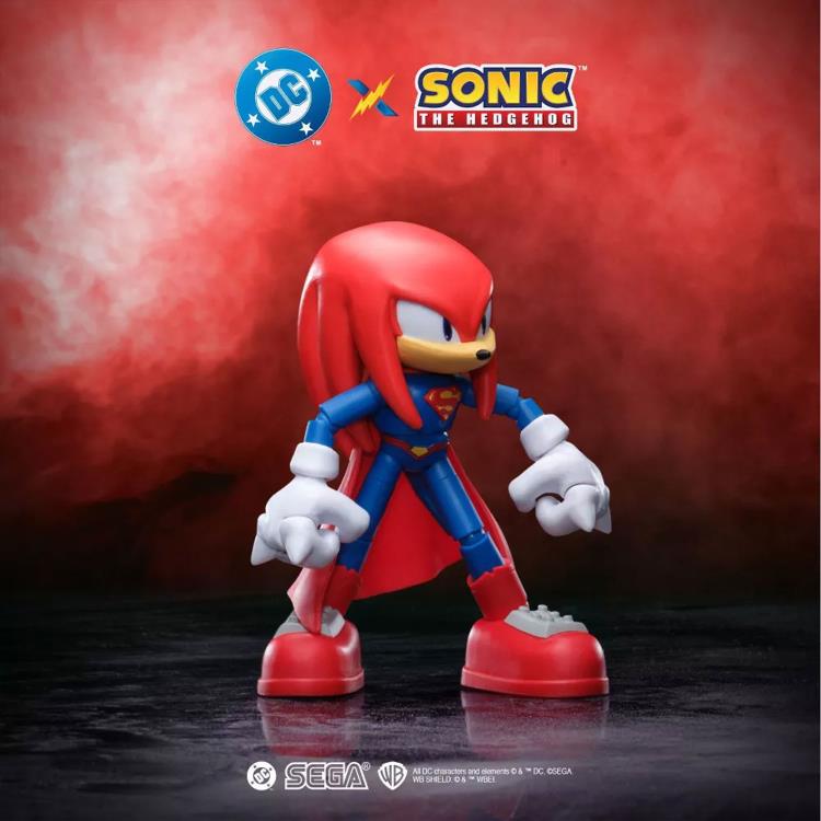 DC x Sonic the Hedgehog Knuckles as Superman 5-Inch Scale Action Figure Gallery Image 4