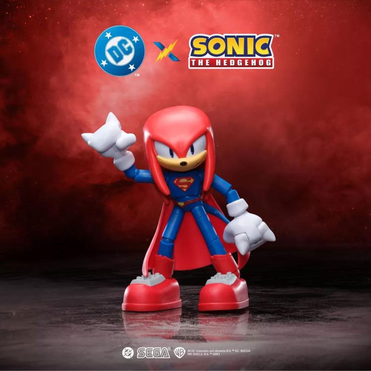 DC x Sonic the Hedgehog Knuckles as Superman 5-Inch Scale Action