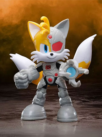 DC x Sonic the Hedgehog Tails as Cyborg 5-Inch Scale Action Figure Gallery Image 2