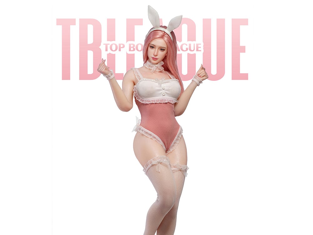 Female Bunny Pink (Pale Large Bust) 1/6 Scale Figure (SR-AD02 With Head Sculpt) Gallery Image 1