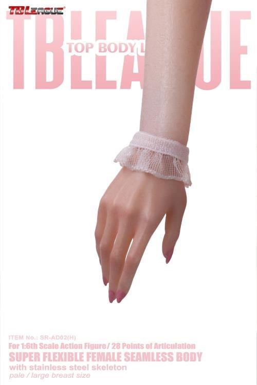 Female Bunny Pink (Pale Large Bust) 1/6 Scale Figure (SR-AD02 With Head Sculpt) Gallery Image 9