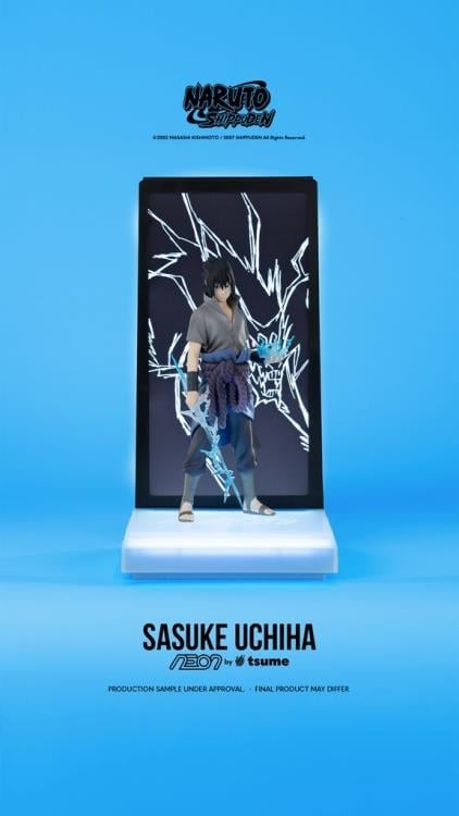 Naruto: Shippuden NEON Sasuke Uchiha Lighted Display Figure