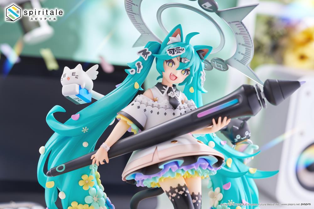 Hatsune Miku x Naoki Saito Spiritale My Figure Making! (The Painter Ver.) 1/7 Scale Figure Gallery Image 8