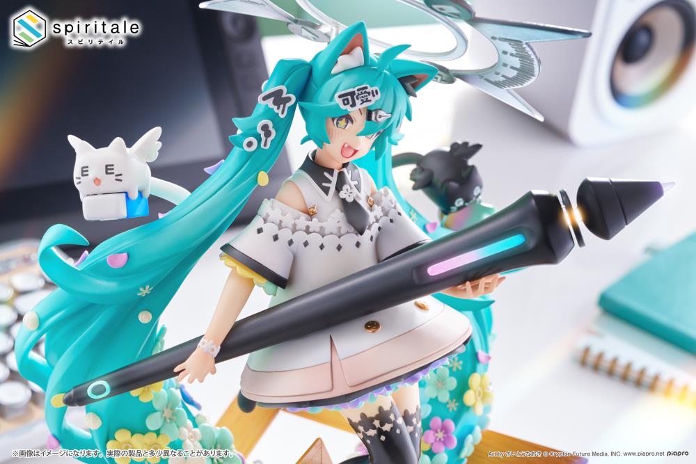 Hatsune Miku x Naoki Saito Spiritale My Figure Making! (The Painter Ver.) 1/7 Scale Figure Gallery Image 10