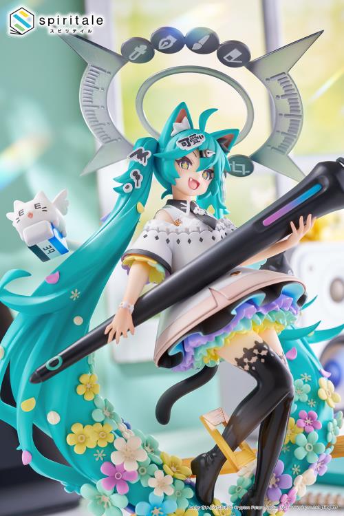 Hatsune Miku x Naoki Saito Spiritale My Figure Making! (The Painter Ver.) 1/7 Scale Figure Gallery Image 5