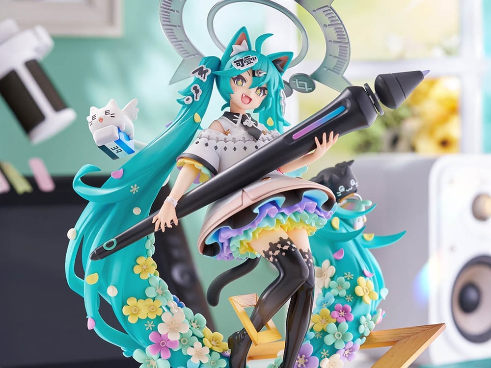 Hatsune Miku x Naoki Saito Spiritale My Figure Making! (The Painter Ver.) 1/7 Scale Figure Gallery Image 1