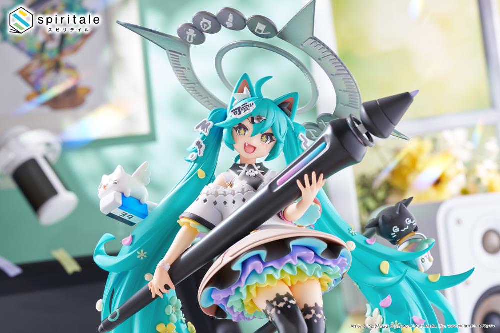 Hatsune Miku x Naoki Saito Spiritale My Figure Making! (The Painter Ver.) 1/7 Scale Figure Gallery Image 9