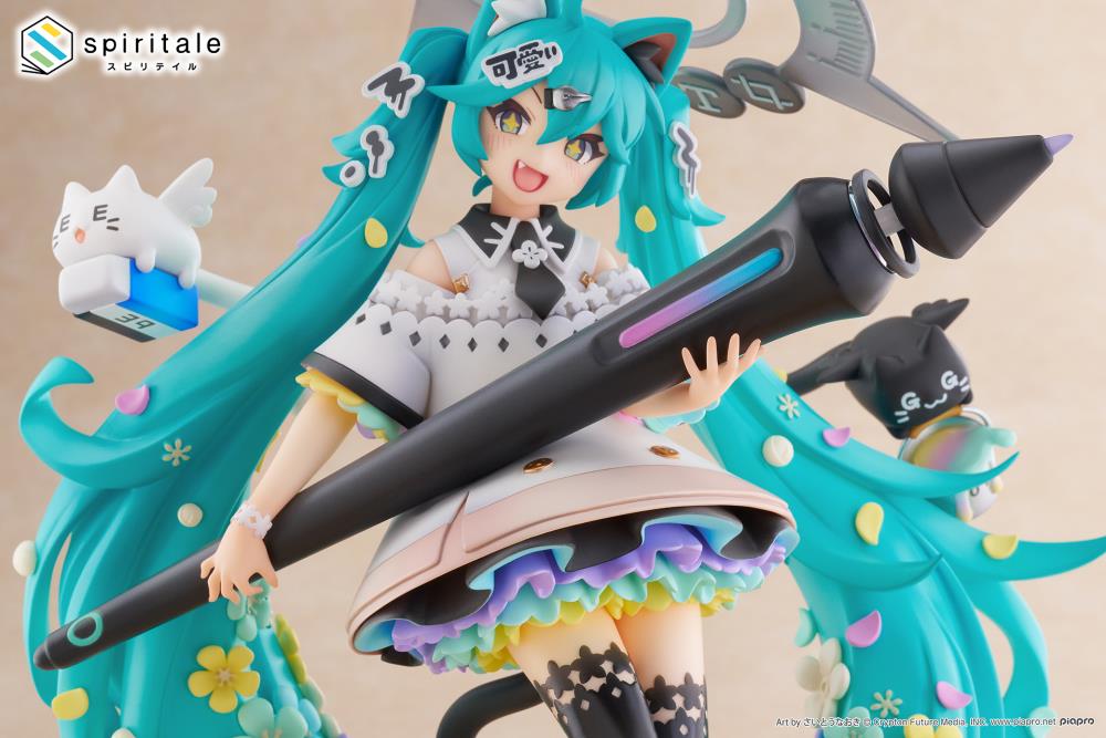 Hatsune Miku x Naoki Saito Spiritale My Figure Making! (The Painter Ver.) 1/7 Scale Figure Gallery Image 21
