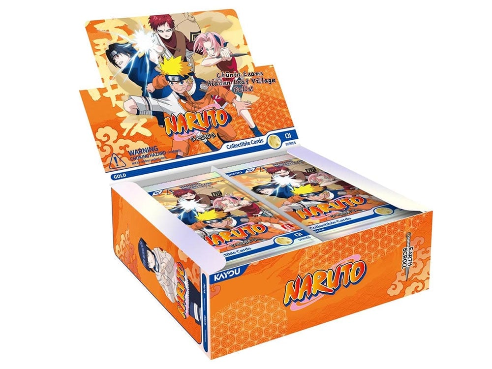 Naruto Smriti Collectible Cards Earth Scroll 001 Booster Display